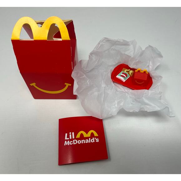 McDonald's Lil McDonald's Miniature Kids Happy Meal Toy New in Box - Picture 6 of 6